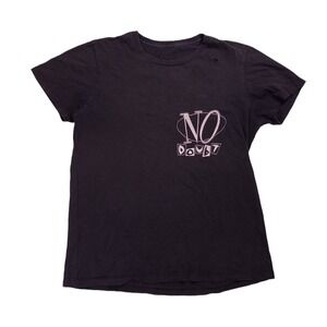 No Doubt Tragic Kingdom Band T-Shirt Mens Small Black Good Vintage 90s Graphic